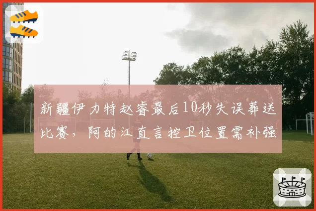 新疆伊力特赵睿最后10秒失误葬送比赛，阿的江直言控卫位置需补强